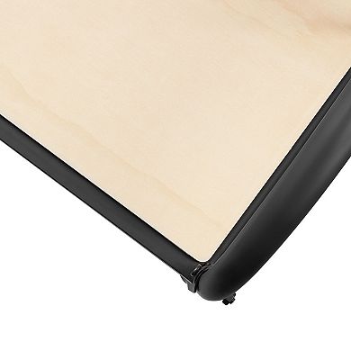 VEVOR Twin Size Bunkie Board 0.4 in Foldable Wooden Mattress Support Slats, 8 Piece