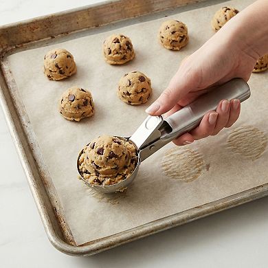 Ice Cream Scoop Stainless Steel Ice Cream Scooper Comfortable Ergonomic Handle 1Pcs7.6x2.2Inch