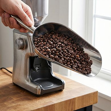 Easy Clean Stainless Steel Ice Scoop for Candy Buffet Kitchen Ice Bucket 1Pcs 11.8x5.1Inch
