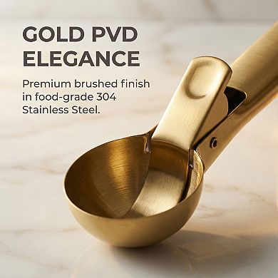 Ice Cream Scoop Stainless Steel Ice Cream Scooper Comfortable Ergonomic Handle 3Pcs7.2x1.9Inch