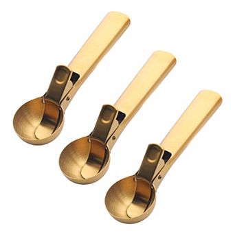 Ice Cream Scoop Stainless Steel Ice Cream Scooper Comfortable Ergonomic Handle 3Pcs7.2x1.9Inch