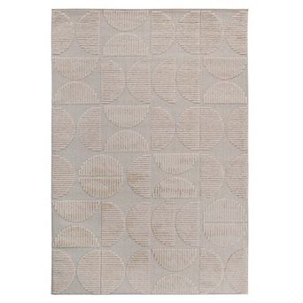 Geometric High-Low Area Rug - 2x3