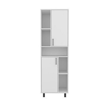 Bryce Pantry Cabinet With Two Doors And Multiple Storage Compartments