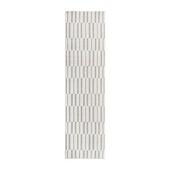 Geometric High-Low Runner Rug - 2.2x8
