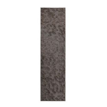 Geometric High-Low Runner Rug - 2.2x8