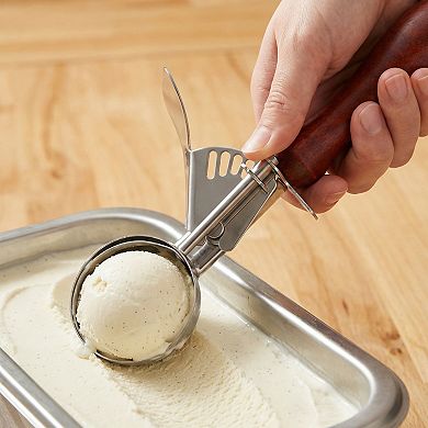 Ice Cream Scoop Comfortable Ergonomic Handle Easy Release for Gelato Sorbet 1Pcs 8.3x2inch