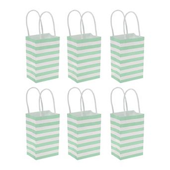 6 pc Stripes Gift Bags