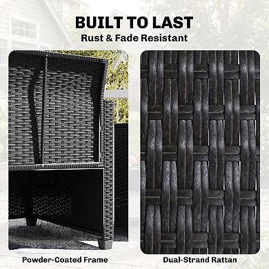 Outsunny 3 Piece Patio Bistro Set