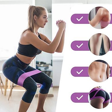 Swtroom Resistance Bands Set Elastic 3 Levels Legs Exercise