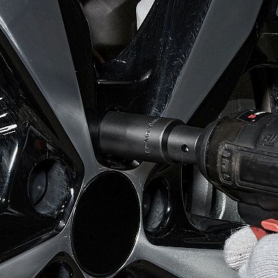 90-Piece Impact Socket Set with Extensions and Adapters in Metal Toolbox