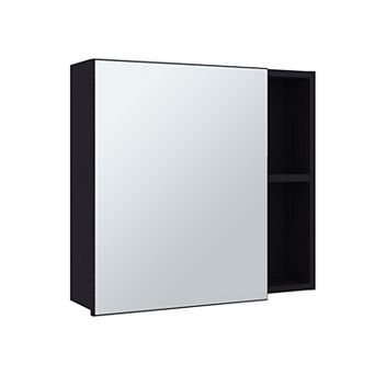 Oman Medicine Cabinet, Three Internal Shelves, Single Door, Two External Shelves