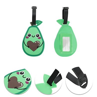 1 Pc Avocado Luggage Tag for Travelling Green