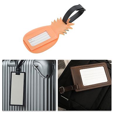 1 Pc Pineapple Luggage Tag for Travelling Yellow