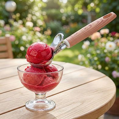 Ice Cream Scoop, 1 Pcs Stainless Steel Ice Cream Scooper Ergonomic Handle 8.1x1.9Inch