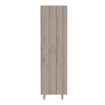Nala Cleaning Cabinet, Double Door, Four Legs, Five Shelves