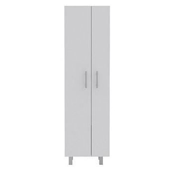 Nala Cleaning Cabinet, Double Door, Four Legs, Five Shelves