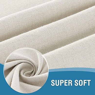 Linen-Textured Tablecloth, Waterproof, Spill-Proof, Wrinkle-Free, Decorative