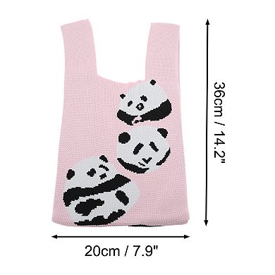 Durable Animals Knitted Wrist Bag for Women 1Pc