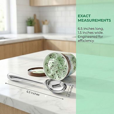 Ice Cream Scoop Comfortable Ergonomic Handle Easy Release Easy Clean for Gelato