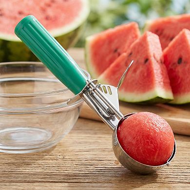 Ice Cream Scoop, 1 Pcs Stainless Steel Ice Cream Scooper, Ergonomic Handle 8.7x2.5Inch