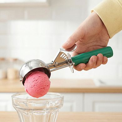 Ice Cream Scoop, 1 Pcs Stainless Steel Ice Cream Scooper, Ergonomic Handle 8.7x2.5Inch