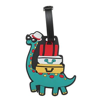 1 pc Alpaca Luggage Tag for Travelling Green