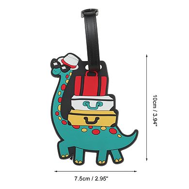 1 Pc Alpaca Luggage Tag for Travelling Green