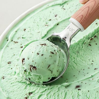 Ice Cream Scoop, 1 Pcs Stainless Steel Ice Cream Scooper Ergonomic Handle