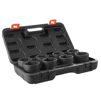 Drive Axle Nut Socket Kit, SAE Sizes for Wheel and Hub Repair