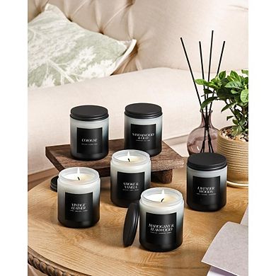 Scented Candles Set - 6 Pack Candles Scented, 42 oz Soy Wax, 300 Hour Long Lasting Candle