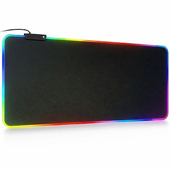 RGB LED Gaming Mouse Pad Large Extended Mouse Mat for Keyboard and Mouse