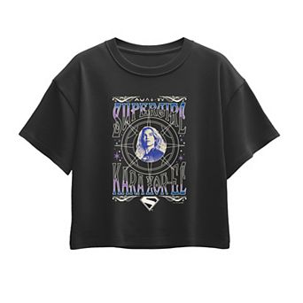 Girls 7-16 DC Comics Supergirl Kara Zor-El Celestial Boxy Tee