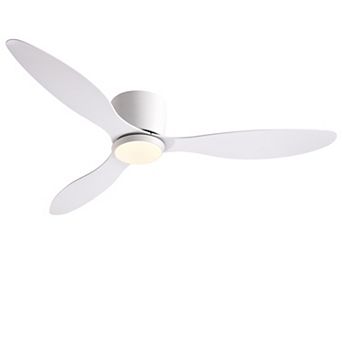 Moooni Smart Low-Profile Ceiling Fan with Light and Remote
