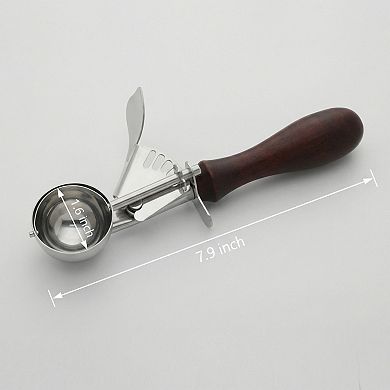 Ice Cream Scoop Comfortable Ergonomic Handle Easy Release for Gelato Sorbet