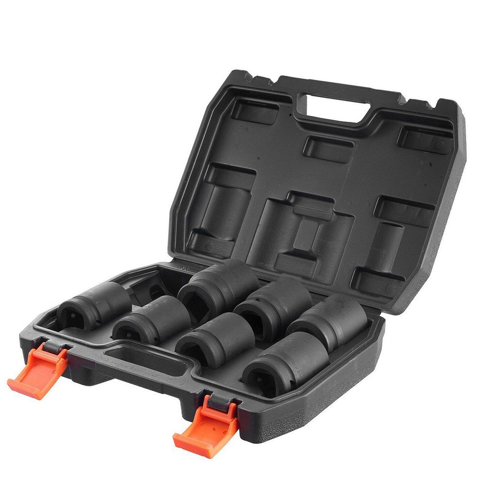 Drive Axle Nut Socket Set 8-Piece Metric 2438mm with Case