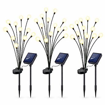 Solar Firefly Garden Lights Outdoor Waterproof LED Patio Decoration Set