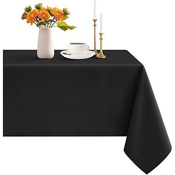 Waterproof Polyester Tablecloth, Wrinkle-Resistant, Washable