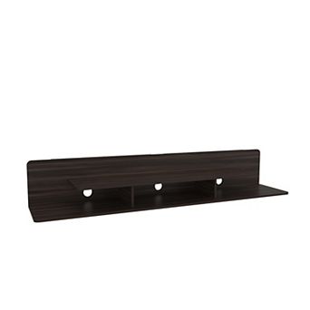 Marquis Floating TV Stand with Open Shelves, Modern Media Console for Living Room.