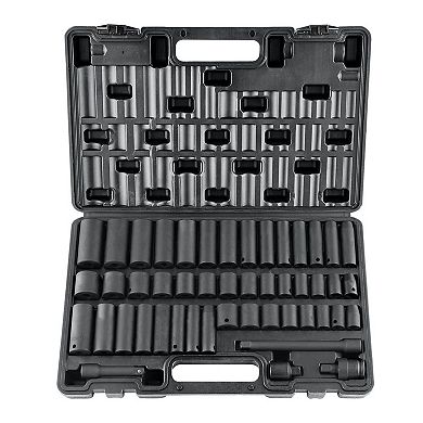 48-Piece Impact Socket Set 822mm with Toolbox
