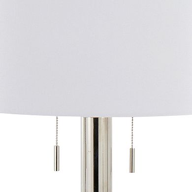 Master Contemporary Metal Table Lamp Set of 2