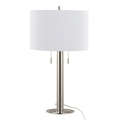 Master Contemporary Metal Table Lamp Set of 2