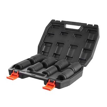 Axle Nut Impact Socket Set, Drive 8 Sizes for Wheel Service