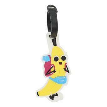 1 pc Banana Luggage Tag for Travelling Yellow