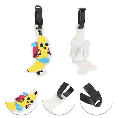 1 Pc Banana Luggage Tag for Travelling Yellow