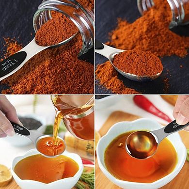 16 Piece Stainless Steel Measuring Cups and Magnetic Measuring Spoons Set with Leveler