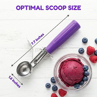 Ice Cream Scoop, 1 Pcs Stainless Steel Ice Cream Scooper, Ergonomic Handle