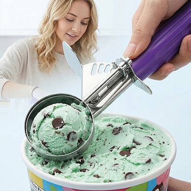 Ice Cream Scoop, 1 Pcs Stainless Steel Ice Cream Scooper, Ergonomic Handle