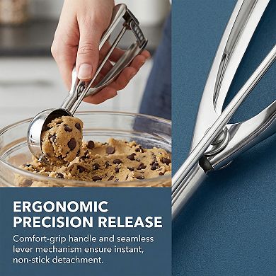 Ice Cream Scoop, 1 Pcs Stainless Steel Ice Cream Scooper, Easy Release, Easy Clean 8.5x2Inch