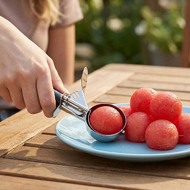 Ice Cream Scoop, 1 Pcs Stainless Steel Ice Cream Scooper, Ergonomic Handle 8x1.9Inch
