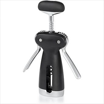 Winged Corkscrew Steel, with Removable Foil Cutter for Easy Wine Opening